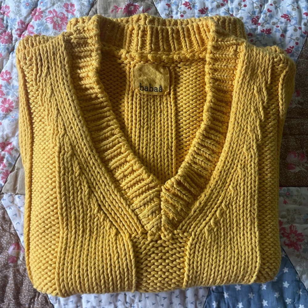 Babaa cotton vest no 67 Alphonso mango